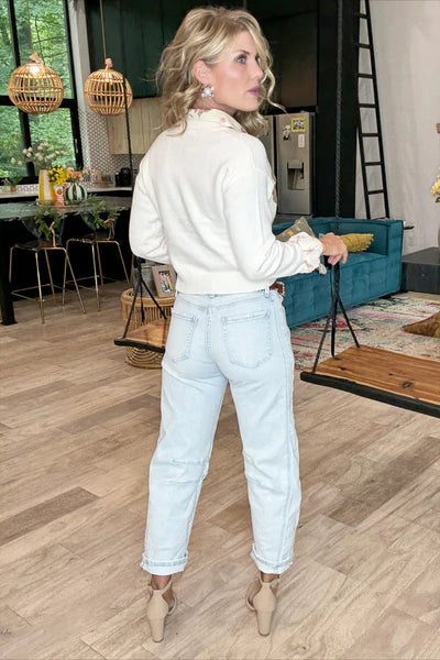 (Pre-Order)Light Wash Barrel Jeans