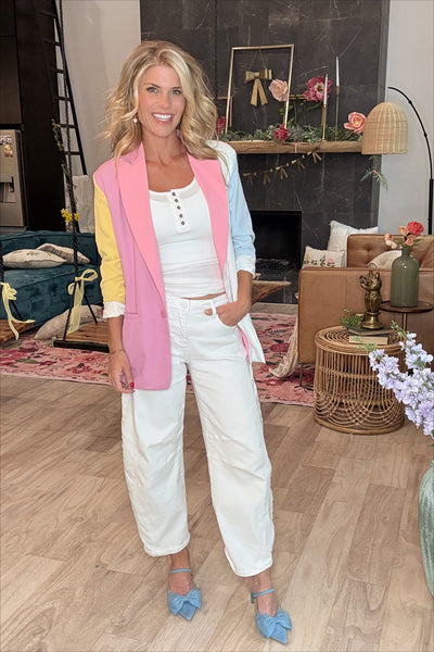 Color Block Blazer