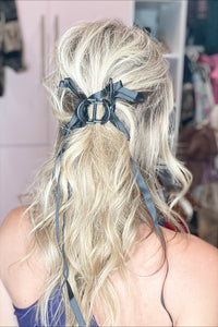 Ribbon Bow Claw Clip