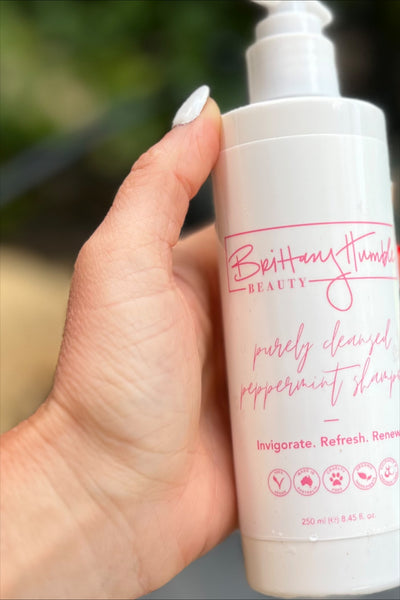 Purely Cleansed Peppermint Shampoo