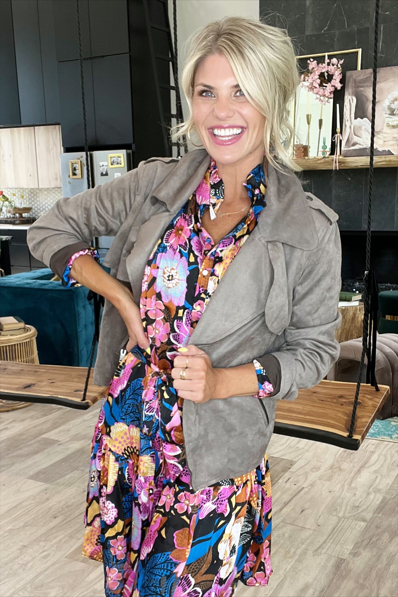 Mocha Suede Jacket