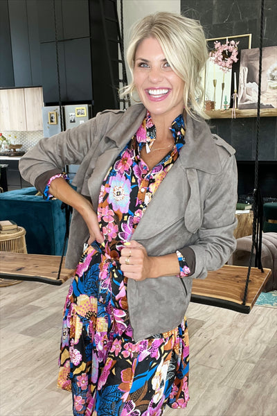Mocha Suede Jacket