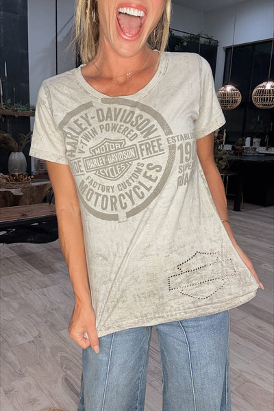 Vintage Harley Davidson Graphic T