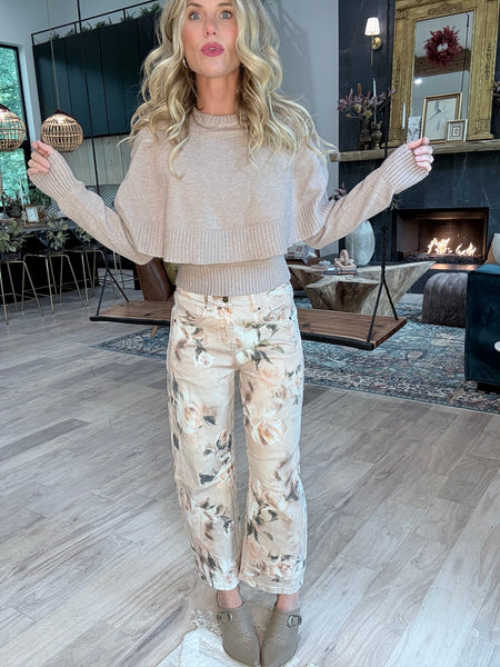 Mocha Cape Sweater