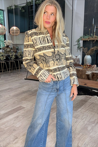 Vintage Zebra Jacket