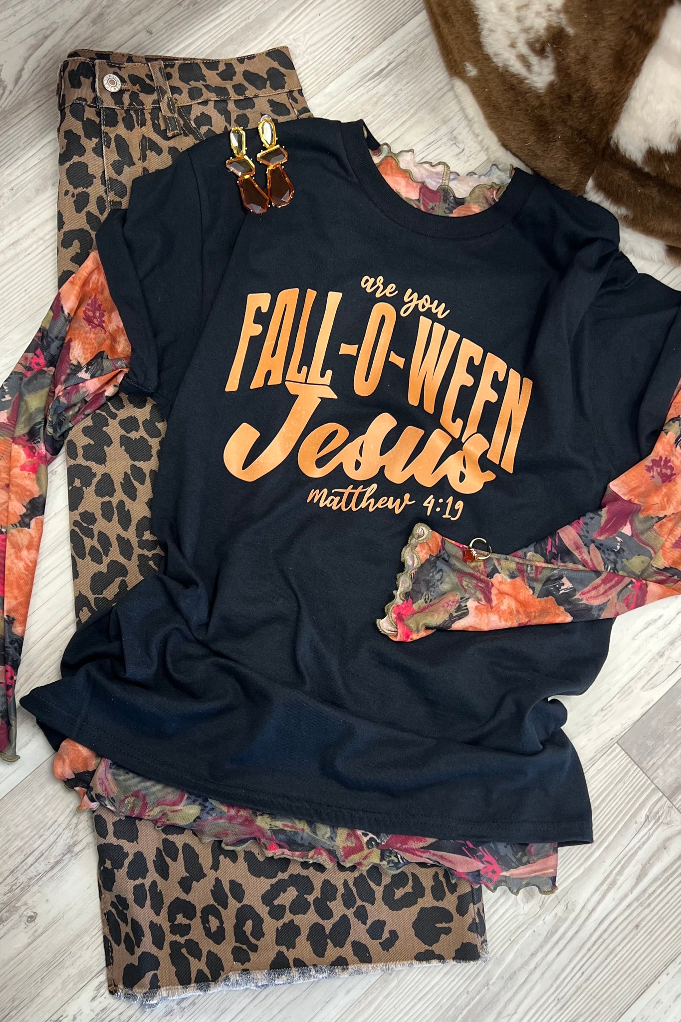 Fall-O-Ween Jesus Graphic Tee