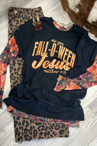 Fall-O-Ween Jesus Graphic Tee