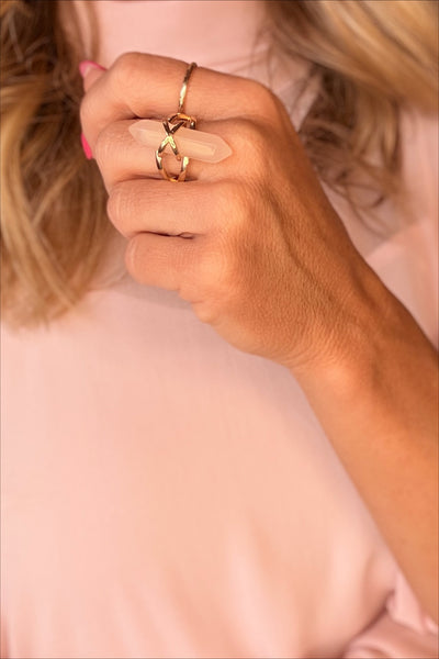 Pink Gemstone Ring