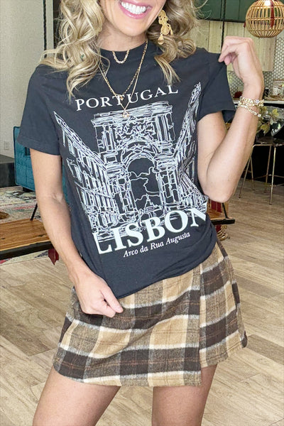 Lisbon Travel Graphic Tee