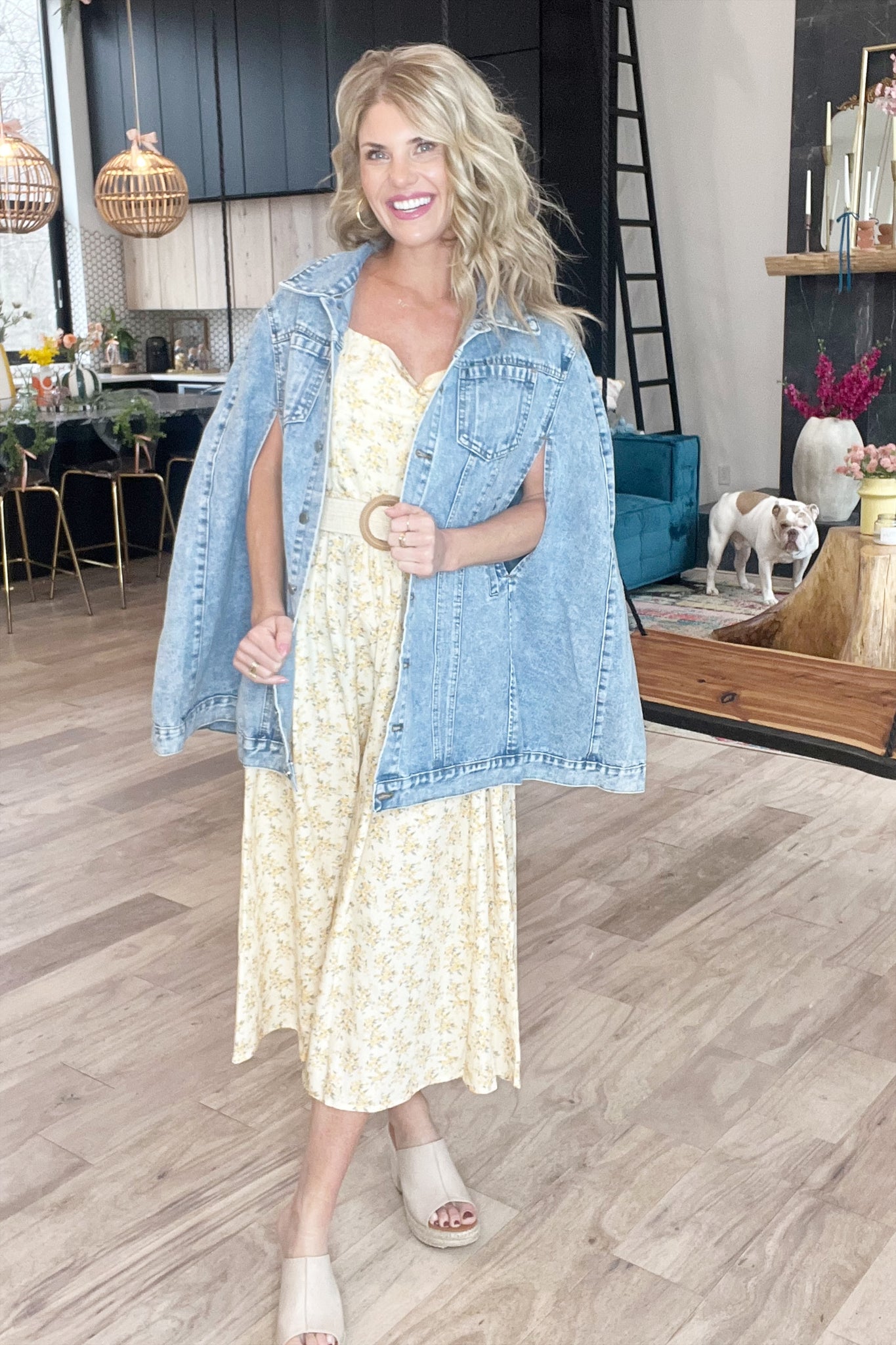 Denim Poncho
