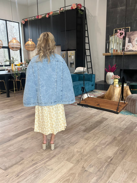 Denim Poncho