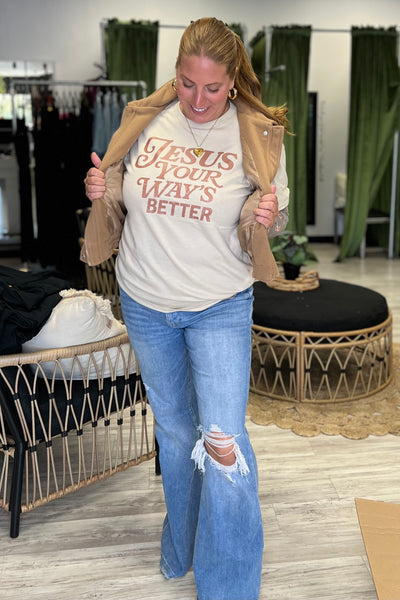 Jesus Your Way Is Better Graphic Tee