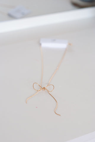 The Bloom Society Bow Necklace