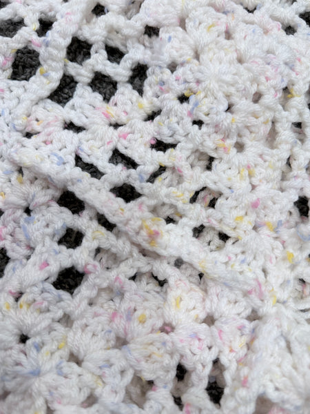 Cotton Candy Spec Halter Crochet Top