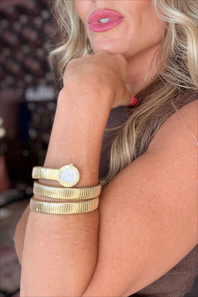 Vintage Twist Bracelet Watch