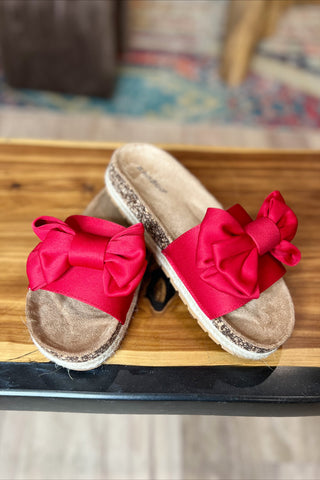 Red Bow Sandal