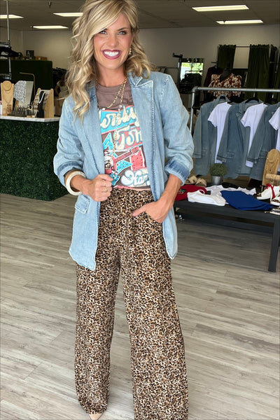 Animal Print Pant