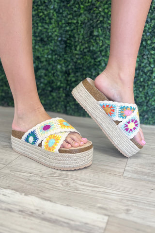 Crochet Platform Sandals