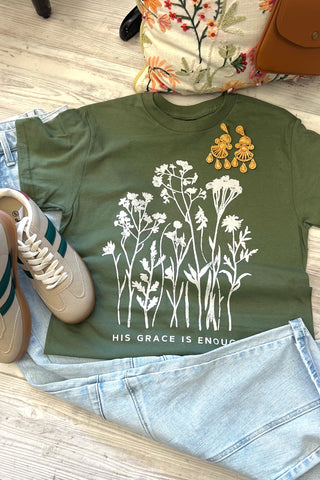 His Grace Is Enough Graphic Tee