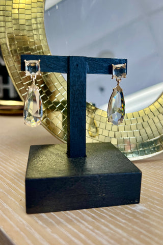 Teardrop Crystal Earrings