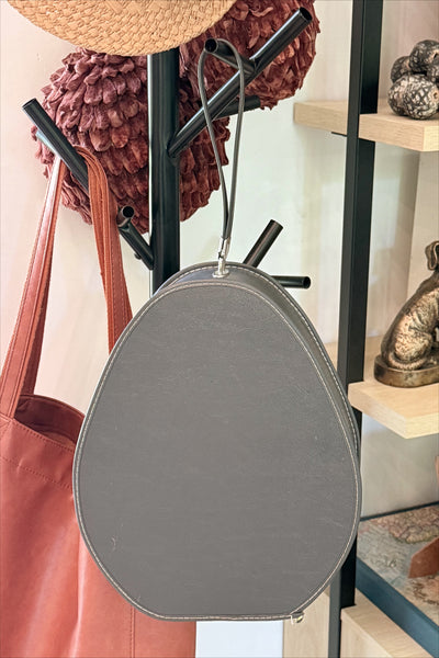 Vintage Teardrop Structured Handbag